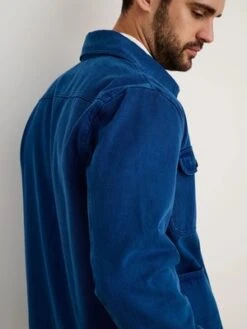 Alex MillGarment Dyed Work Jacket - Recycled Denim French Navy -Garmentory Fashion Store Alex Mill Garment Dyed Work Jacket Recycled Denim French Navy 20230826014805 2