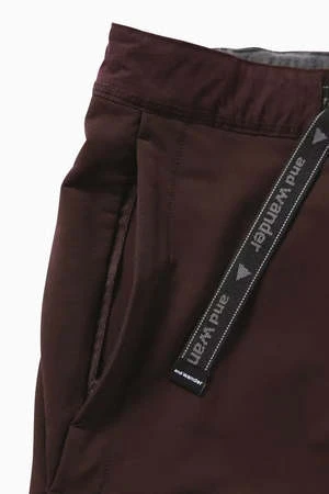 And WanderAnd Wander Stretch Shell Pants - Bordeaux 5 And WanderAnd Wander Stretch Shell Pants - Bordeaux - Image 5