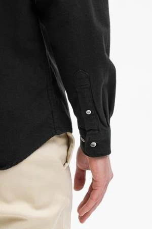 Norse ProjectsAnton Org. Flannel Shirt - Dark Green 4 Norse ProjectsAnton Org. Flannel Shirt - Dark Green - Image 4