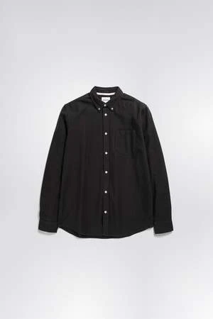 Norse ProjectsAnton Org. Flannel Shirt - Dark Green 2 Norse ProjectsAnton Org. Flannel Shirt - Dark Green - Image 2