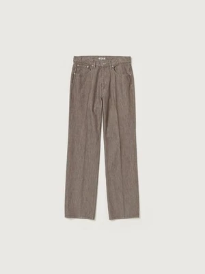 AuraleeHard Twist Denim 5P Pants - Mocha Brown 1 AuraleeHard Twist Denim 5P Pants - Mocha Brown