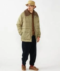 Beams Plus2 Pleat Corduroy Trousers - Navy