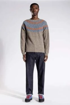 Norse ProjectsBIRNIR FAIRISLE SWEATER - SHALE STONE