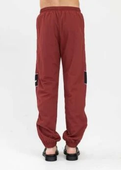 Martine RosePANELLED TRACK PANT - BURGUNDY/BLACK -Garmentory Fashion Store BURGUNDY BLACK PANELLED TRACK PANT 20230917085033 1