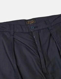Beams Plus80/3 Cotton Satin 1 Pleat Trousers - Navy Blue 13 Beams Plus80/3 Cotton Satin 1 Pleat Trousers - Navy Blue -Garmentory Fashion Store Beams Plus 80 3 Cotton Satin 1 Pleat Trousers Navy Blue 20230323145242 3