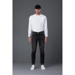 AGOLDEBlade Jean - Underground Destruct 10 AGOLDEBlade Jean - Underground Destruct -Garmentory Fashion Store Blade Jean in Underground Destruct 20180829204252