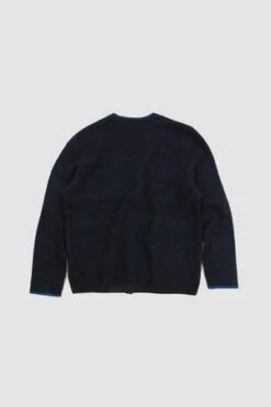 Universal WorksWool Mix Blanket Cardigan - Navy -Garmentory Fashion Store Blanket Cardigan Wool Mix Navy 20230811113908