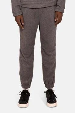 Blue&CreamPolar Fleece Jogger - Mid Grey