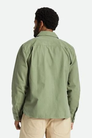 BrixtonBowery Surplus Overshirt - Olive 3 BrixtonBowery Surplus Overshirt - Olive - Image 3