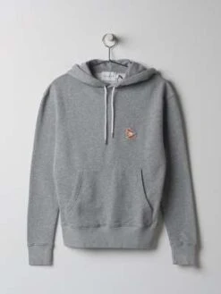 Maison KitsunéChillax Fox Patch Classic Hoodi - Grey Melange