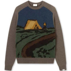 Foret ForétCamp Jacquard Knit - Khaki