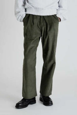 FRIZMWORKSCorduroy Comfort Two Tuck Pants - Olive