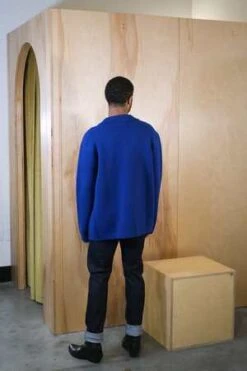 Country Of OriginKnitted Chore Coat - Dearne Blue -Garmentory Fashion Store Country of Origin Knitted Chore Coat Dearne Blue 20231102022840 1