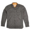 DehenCrissman Overshirt - Black/Natural Herringbone