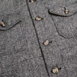 DehenCrissman Overshirt - Black/Natural Herringbone 12 DehenCrissman Overshirt - Black/Natural Herringbone -Garmentory Fashion Store Crissman Overshirt Black Natural Herringbone 20230821183019 1