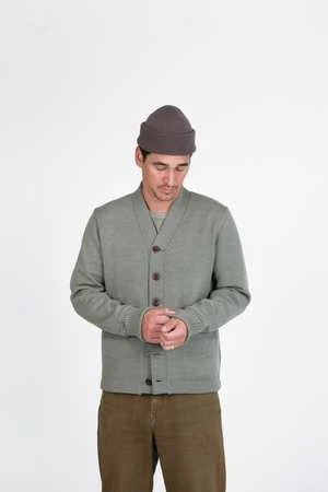 Dehen 1920Classic Cardigan - Sage 8 Dehen 1920Classic Cardigan - Sage - Image 8