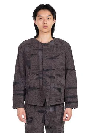 Professor.EBoro Collarless Jacket 1 Professor.EBoro Collarless Jacket