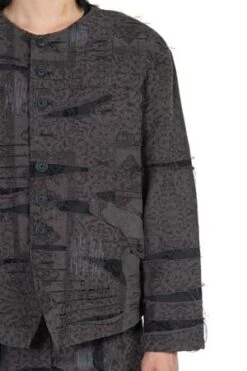 Professor.EBoro Collarless Jacket 8 Professor.EBoro Collarless Jacket -Garmentory Fashion Store E Boro Collarless Jacket 20231017164801 1