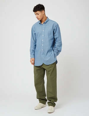Engineered GarmentsCarlyle Cotton Ripstop Pant - Olive Green 1 Engineered GarmentsCarlyle Cotton Ripstop Pant - Olive Green