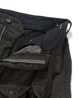 Engineered GarmentsSolid Poly Wool Flannel FA Pant - Grey 3 Engineered GarmentsSolid Poly Wool Flannel FA Pant - Grey - Image 3