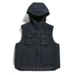 Engineered GarmentsField Vest - Dark Navy PC Coated Cloth