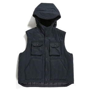 Engineered GarmentsField Vest - Dark Navy PC Coated Cloth 1 Engineered GarmentsField Vest - Dark Navy PC Coated Cloth