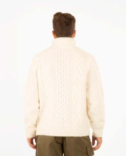 Alex MillFisherman Cable Turtleneck - Ivory -Garmentory Fashion Store Fisherman Cable Turtleneck 20221027100032 3