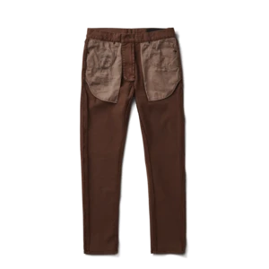 Roark RevivalHWY 133 Slim Fit Broken Twill Jeans - Brown 9 Roark RevivalHWY 133 Slim Fit Broken Twill Jeans - Brown - Image 9