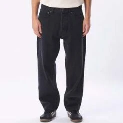 ObeyHardwork Denim Pant - Faded Black -Garmentory Fashion Store Hardwork Denim Pant Faded Black 20230223222337