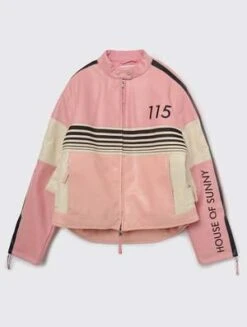 House Of SunnyThe Racer Jacket - Blush