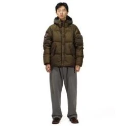 Ten CICED COMBO DOWN JACKET - OLIVE