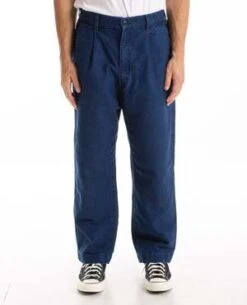 Sage De CretMoleskin Pleated Pant - Indigo