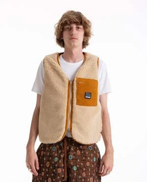 PLEASURESInfinite Reversible Vest - Beige 1 PLEASURESInfinite Reversible Vest - Beige