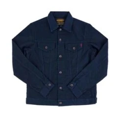 Iron Heart12oz Indigo Whipcord Modified Type III Jacket - Indigo