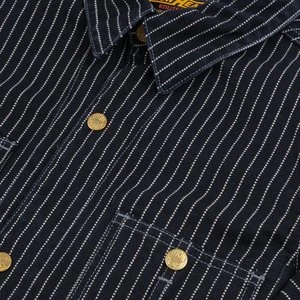 Iron Heart12oz Wabash Chore Jacket - IHJ-120-BLK - Black 5 Iron Heart12oz Wabash Chore Jacket - IHJ-120-BLK - Black - Image 5