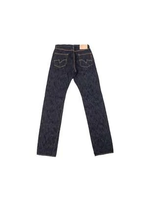 Iron Heart16oz Slubby Selvedge Denim Relaxed Tapered Cut Jeans - Indigo 3 Iron Heart16oz Slubby Selvedge Denim Relaxed Tapered Cut Jeans - Indigo - Image 3