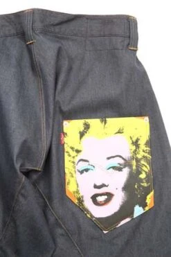 JUNYA WATANABEJunya Watanabe Levi's Edition Twisted Seam Jeans -Garmentory Fashion Store Junya Watanabe MAN Levi s Edition Twisted Seam Jeans Indigo X Red Yellow White 20230309061244 2