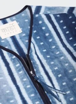 KardoAmar Quilted Liner Jacket - Indigo Shibori -Garmentory Fashion Store Kardo Amar Quilted Liner Jacket Indigo Shibori 20230927050833