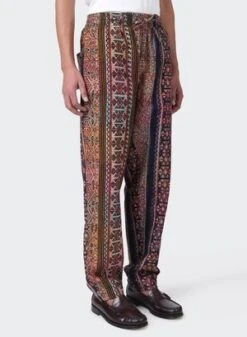 KardoRoy Corduroy Trousers - Tapestry Block Print