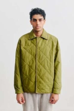 A Kind Of GuiseKiljan Quilted Jacket - Frozen Moss