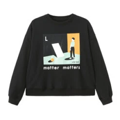 Matter Matters GalleryL Is For Look Sweatshirt - Black