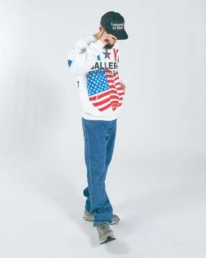 MARKETMarket LOW PRICES FLEECE CREWNECK Sweater - White 1 MARKETMarket LOW PRICES FLEECE CREWNECK Sweater - White