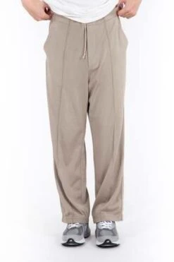 Lady White Co.Nylon Band Pant - Cream Pearl