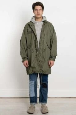 OrslowFish Tail Coat - Army Green -Garmentory Fashion Store M 65 Fish Tail Coat Army Green 20231024010000 2
