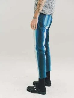 MarniCotton Cropped Trousers - Blue Print -Garmentory Fashion Store Marni Cotton Cropped Trousers Blue Print 20220328175328