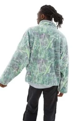 Martine RoseBatwing Fleece - Grass Print -Garmentory Fashion Store Martine Rose Batwing Fleece Grass Print 20231101075605