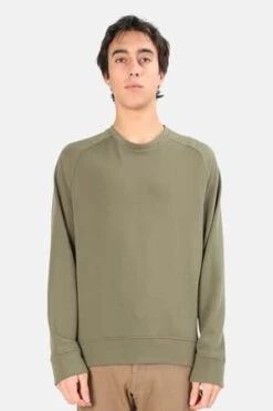 Blue&CreamMason Crewneck - Army