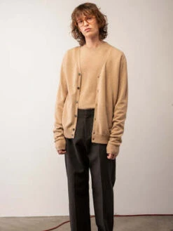 PureCashmere NYCCrew Neck Sweater - Camel