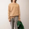 PureCashmere NYCPolo Sweater - Camel