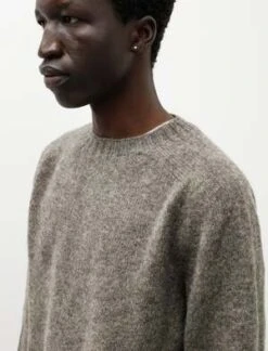 NeighbourPure New Wool Sweater - Oyster -Garmentory Fashion Store Neighbour Pure New Wool Sweater Oyster 20231019040802 1